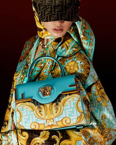 fendi and versace collection|Fendi Versace bag.